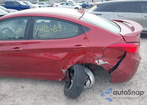 2013 Hyundai Elantra Gls из США, поврежденный, VIN 5NPDH4AE1DH343114